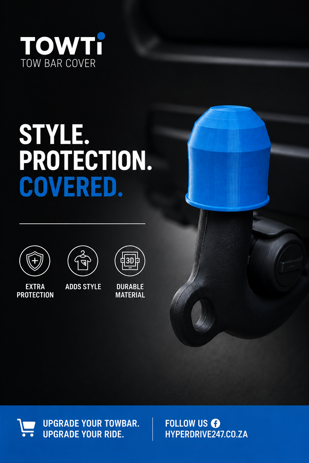 Towti – 3D Printed Tow Bar Cover